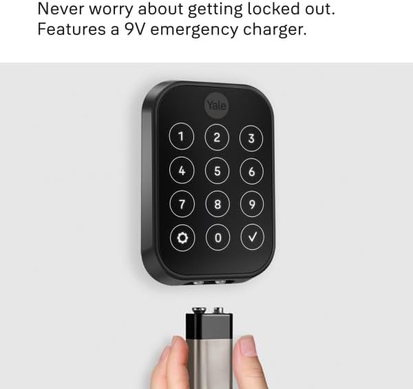 Yale Assure Lock 2 Touch Deadbolt, Oil Rubbed Bronze Smart Keyless Entry Door Lock with Z-Wave (ZW3) Connected Touch Keypad and Fingerprint Scanner, YRD450-F-ZW3-0BP