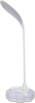 LED Desk Lamp for Bedroom, Eye Protection Table Light with Adjustable Brightness and Flexible Goose Neck Tube, Touch Control Table Lamps for Home Office Study Room (2)