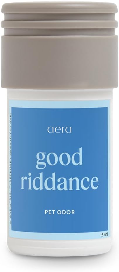 AERA Mini Waterless Plug-in Essential Oil Diffuser for Rooms 100–400 Sq Ft + Good Riddance Scent for Pet Odor – Luxury Smart Home Fragrance Starter Kit + App & Alexa Control (Includes 1 Capsule)