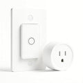 LoraTap Remote Control Outlet: Wireless Wall Switch — 656ft Range — on Off Outlet Switch for Lights & Small Appliances — Pre-Programmed & No Wiring