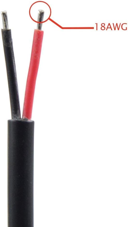 5Pairs 2pin Black Electrical Connector LED Connector for LED Lights 20cm Extension Cable 40cm/Pair 0.75mm² 22mm Nut