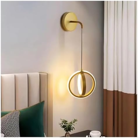 Modern Minimalist LED Wall Sconce - Stylish Indoor Decor for Living Room, Bedroom & Bedside - Contemporary Background Lighting Fixture, Ideal for Home Ambiance
