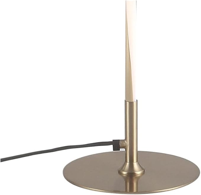 Eyely EYL7006B Ziggy 63.75" LED Integrated Floor Lamp for Reading Room, Living Room, Office, Bedroom, Modern, Contemporary, Gold
