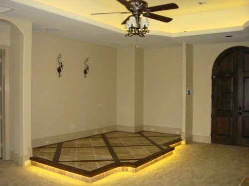 Inspired LED Cut and Connect Series | Super Bright - 18 LEDs per Foot | Warm White ~3000 K | 9.5ft/ 3M | Flex LED Kit | Cut to Size DIY | Dimmable | Install in Minutes!
