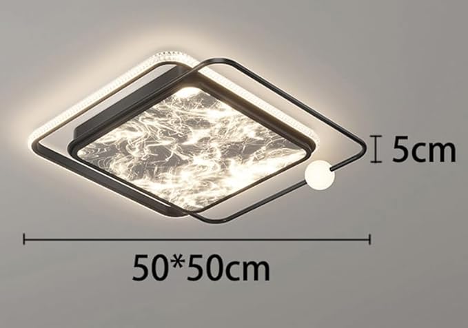Pendant Lights, Nordic Decoration Home Bedroom Decor Smart led Lamps Ceiling Lights for Living Room Indoor Lighting lamparas(B Style,Remote Control)
