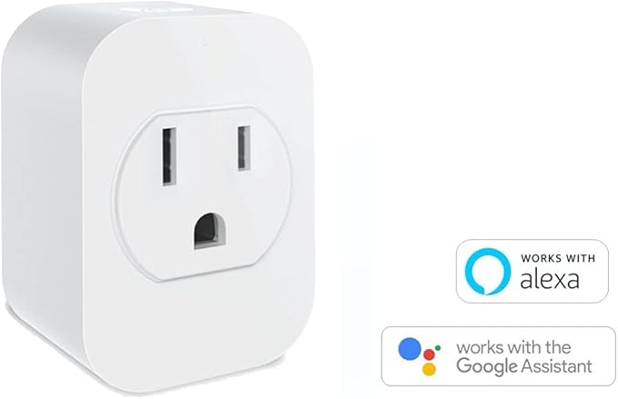 eco4life Smart Plug, WiFi Mini Plug Outlet, Compatible with Alexa and Google Home, Voice Control, App Remote Control Anywhere, No Hub Needed, UL Certified