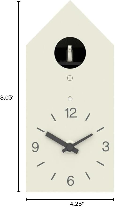 MUJI Cuckoo Clock, White, Medium
