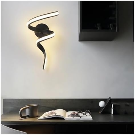 Modern Minimalist LED Wall Sconce - Stylish Indoor Lighting for Living Room, Bedroom, Bedside - Elegant Home Decor & Accent Background Light for Modern Spaces