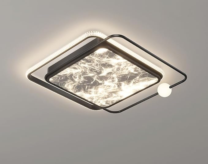 Pendant Lights, Nordic Decoration Home Bedroom Decor Smart led Lamps Ceiling Lights for Living Room Indoor Lighting lamparas(B Style,Remote Control)