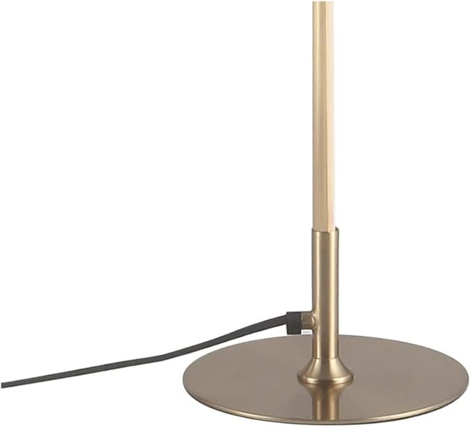 Eyely EYL7007B Homer 59.5" LED Integrated Floor Lamp for Reading Room, Living Room, Office, Bedroom, Modern, Contemporary, Gold