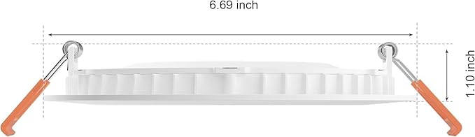 Philips Hue Smart Slim 5/6 Inch LED Recessed Light - White and Color Ambiance - 6 Pack - 1200LM - Indoor Ceiling - Control with Hue App - Works with Voice Assistants