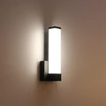 Black Wall Sconce for House Decor LED Wall Lights for Bedroom Bedside Wall Lamp Modern Indoor LED Hallway Sconces Wall Lighting 12" Inch Height 12W 4000K