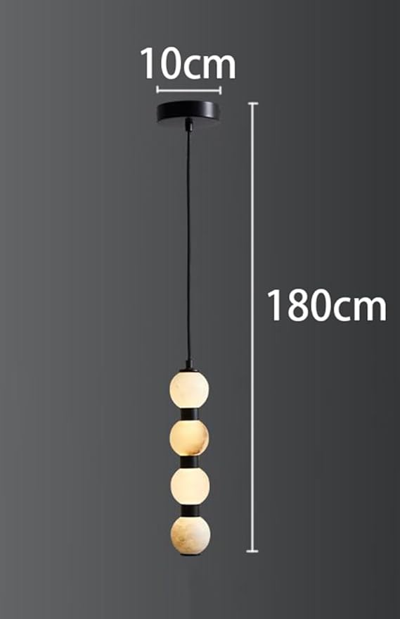 Pendant Lights, Modern Home Decor led Lights Pendant Light Lamps forstaircase Chandeliers for Living Room Hanging Indoor Lighting(Black 4 Head,RC Remote dimming)