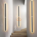 Modern Indoor Wall Light with Motion Sensor - LED Rectangle Aluminum Sconce Fixture, 3000K/4500K/6000K, Perfect for Cabinets, Wardrobes, Offices, Bedrooms, and Corridors.