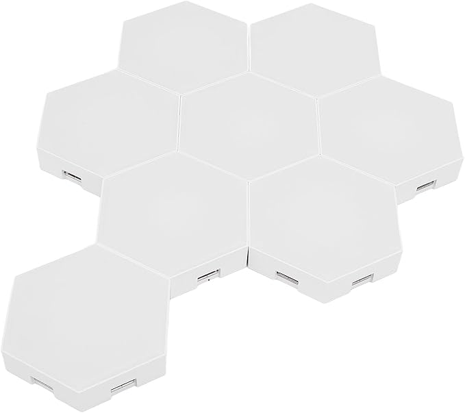 MAVIS LAVEN Hex LED Light Panels, ABS Material, Music Sync RGB, 16 Million Colors for Home Decor, Ideal for Gamer Room and Living Area