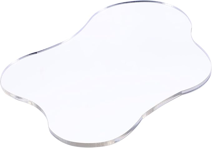1pc Creative Acrylic Decorative Tray and Coaster Random Design for Table Decoration Minimalist Nordic Style for Organizing Sundries and Photography Props