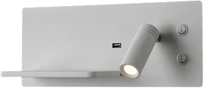 Wireless Charging Column Modern Minimalist Style LED Tone Wall Light Black White Luxury Home Decor Home Appliances Bedroom Nightstand,Chandelier Lamp