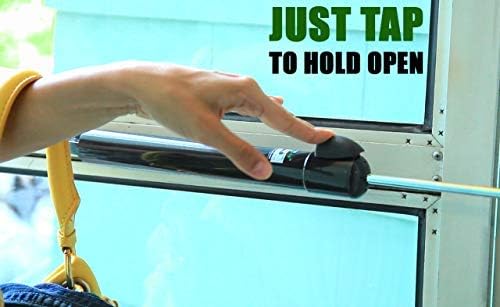 Touch 'n Hold Smooth - Heavy Duty Door Closer System (Black)