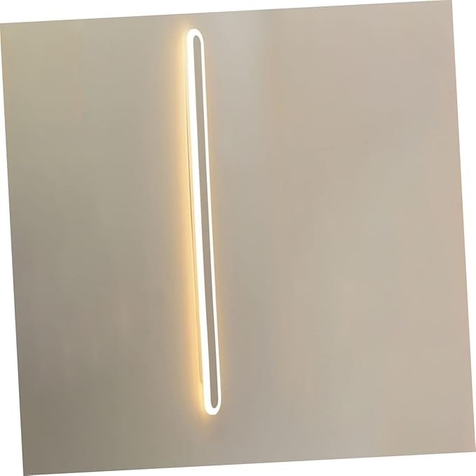 Minimalist Warm Night Light LED Bedside Wall Lamp for Bedroom and Living Room Energy Saving Iron Frame Wall Light Fixture for Cozy Home Decoration