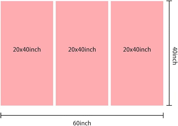 LSIUHWUWI 3 Panel Wall Art for Living Room, Hacking Firewall Hacked with Binary Code Picture Prints on Canvas for Living Room Bedroom Wall Decoration Wooden Framed Ready to Hang, 20x40inchx3