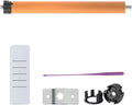 120V Tubular Roller Shutter Motor Kit with Remote, High Torque Electric Blind Motor Replacement for Awnings & Garage Doors, Quiet Operation (100 N.m for Φ94mm（3.7"） Round Tube)