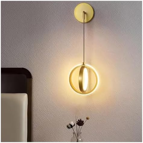 Modern Minimalist LED Wall Sconce - Stylish Indoor Decor for Living Room, Bedroom & Bedside - Contemporary Background Lighting Fixture, Ideal for Home Ambiance