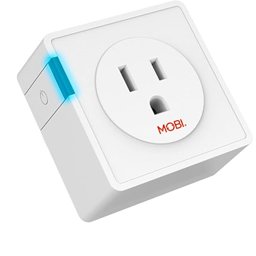 Mobi Smart Plug, Mini WiFi Smart Plug that Works with Alexa and Google Home, No Hub Required (Single)