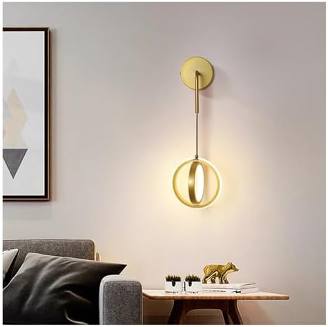 Modern Minimalist LED Wall Sconce - Stylish Indoor Decor for Living Room, Bedroom & Bedside - Contemporary Background Lighting Fixture, Ideal for Home Ambiance