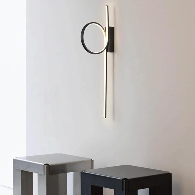 Minimalist Art Line Wall Light LED Modern Minimalist Background Decoration Fixture for Bedroom Study Hallway Corridor Stylish Atmosphere Lighting ﻿ ﻿