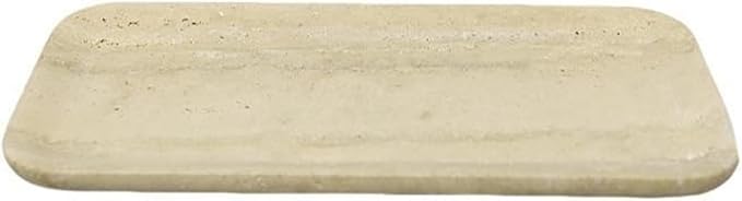 Modern Style Marble Tray Organizer - Modern Stone Decoration for Living Room, Dining Table, Office - Stylish Key and Jewelry Holder(Beige25)