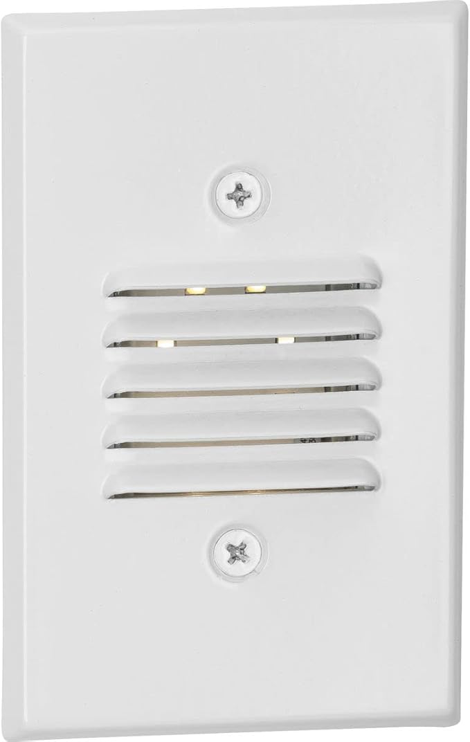 Progress Lighting LED Indoor Louvered Step Light, Indoor, P660003-028-30K, Satin White