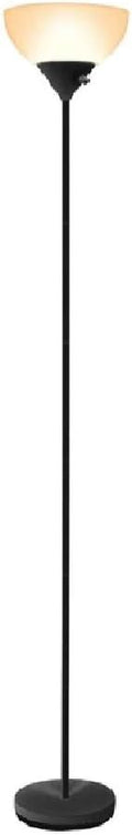 Newhouse Lighting 71-in. Charles Black Modern Standing Lamp NHFL-CH-BK, Floor Lamp for Living Room, Bedroom, and Other Home Decor, Ambient Lighting and Mood Lighting for Office Decor