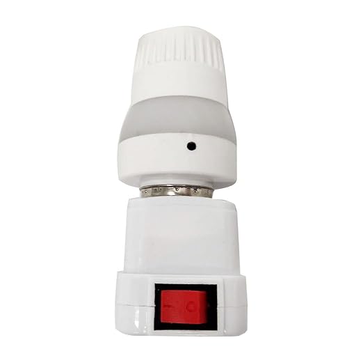 Radar Motion Sensor Lamp Socket Adapter – E26/E27 Retrofit Smart Light Upgrade for Indoor & Covered Outdoor Spaces, Hidden Motion Detector for Garage Hallway Basement