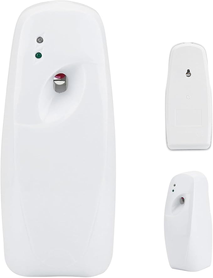 300ml Automatic Air Freshener 24H 8/15/30Min Timer Mist Spray Dispenser Wall Mounted for Bathroom 30 sq.m (No Battery)