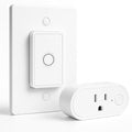 Remote Control Outlet: Wireless On Off Outlet Switch — Lamps Fans & Appliances Indoor — Renter Friendly — 100FT Range — No Wiring