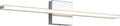 Chrome Bathroom Light Fixtures 24 Inch Bath Wall Lighting IP44 14W Vanity Lamp Bar Modern LED Lights for Vanity Rectangle Bathroom Lamps Over Mirror Acrylic Restroom Sink Light