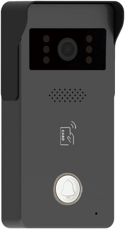 LCD Touch Screen Video Intercom Kit Outdoor Camera Monitor Phone App Remote Open