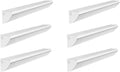 WareLight LED Stairwell & Corridor Light – 2320 Lumen Max, Wattage & CCT Selectable, 2-Foot Wall Mount Lighting Fixture for Commercial & Residential Use, 120-277V, White, Pack of 6