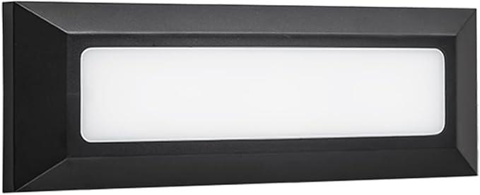 ZONK LED Step Lights 110V-240V Line Voltage, 3W 4000K Non-dimmable Waterproof IP65 Outdoor Stair Lights for House (1 Pack)