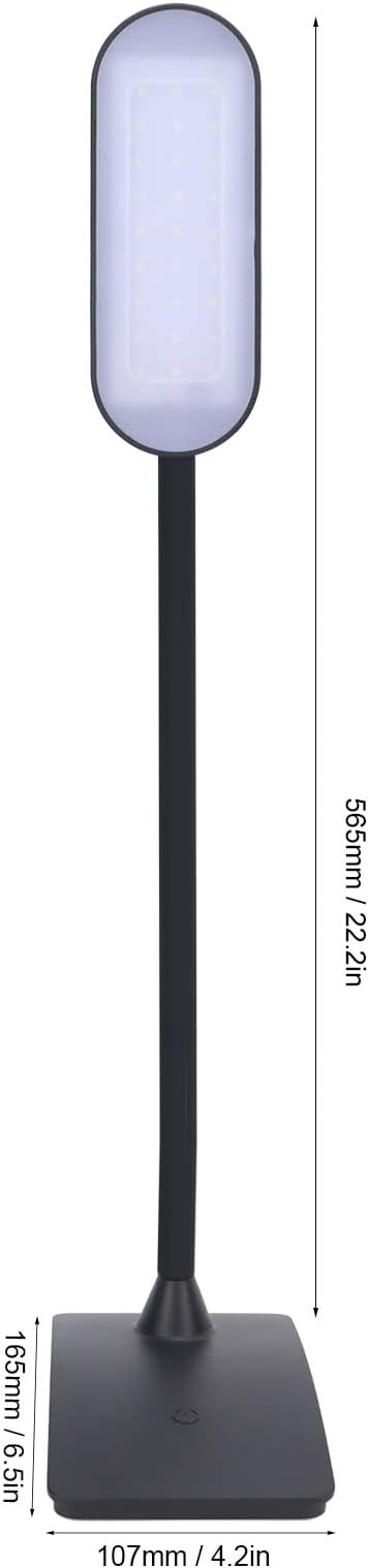 Yinhing LED Desk Lamp, Flexible Task Lamp, 3 Brightness Gears Adjustable Eye-Care for Home Office Bedroom Kitchen Nightstand Reading