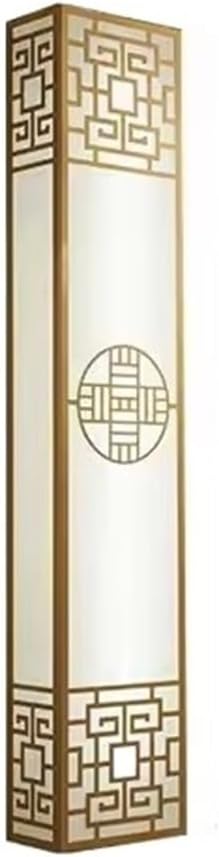 Chinese Style Bedroom Wall Lamp Strip Shaped Zen Background Wall Bedside Lamp Living Room Hallway Stairs Hotel Lighting,Contemporary(Gold)