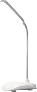 LED Desk Lamp, Touch Control Three Level Color Temperature USB Charging Table Lamp Reading Light for Dorm Study Office (White)