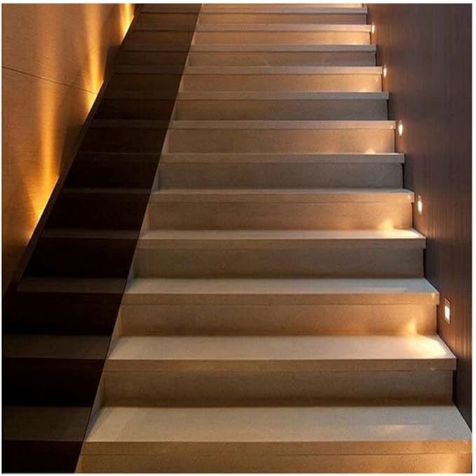 LED Step Lamp Stair Light AC85-265V Wall Light Corridor Aisle Lighting Indoor Wall Lighting CoolWhite Gold