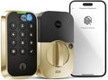 Yale Assure Lock 2 Touch Deadbolt, Lifetime Brass Keyed Smart Entry Door Lock with Bluetooth Connected Keypad and Fingerprint Scanner for Code Entry (No Wi-Fi), YRD410-F-BLE-P05
