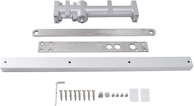 Superior Zinc Alloy Adjustable Automatic Door Closer, HeavyDuty Hydraulic Spring, Ideal for Commercial and Residential Use, Enables 90-Degrees Door Closure