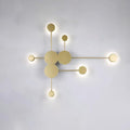 Lights LED Modern Indoor Nordic Circle Background Creatively Decorative Acrylic for Living Room Bedroom