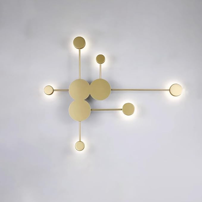 Lights LED Modern Indoor Nordic Circle Background Creatively Decorative Acrylic for Living Room Bedroom
