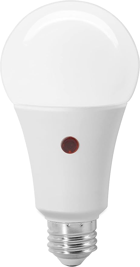 Sylvania Dusk to Dawn A21 LED Light Bulb with Auto On/Off Light Sensor, 100W=13W, 1500 Lumens, 2700K, Soft White - 1 Pack (41290)