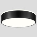 Black Flush Mount Ceiling Lights, Modern Dimmable 5CCT Close to Lighting Fixture, 2700K-6000K LED Round Ceiling Lamp for Bedroom, Bathroom, Dining Room, Living Room-15.8in