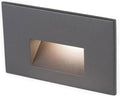 WAC Landscape Lighting, LED 12V Horizontal Indoor or Outdoor Step and Wall Light 2700K Warm Built-in LED in Solid Brass Coated with Bronze